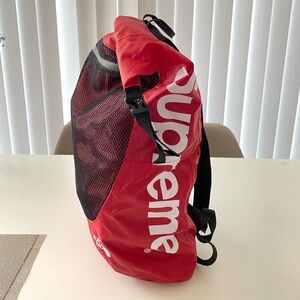[SOLD] Supreme x The North Face Waterproof Backpack (Red)